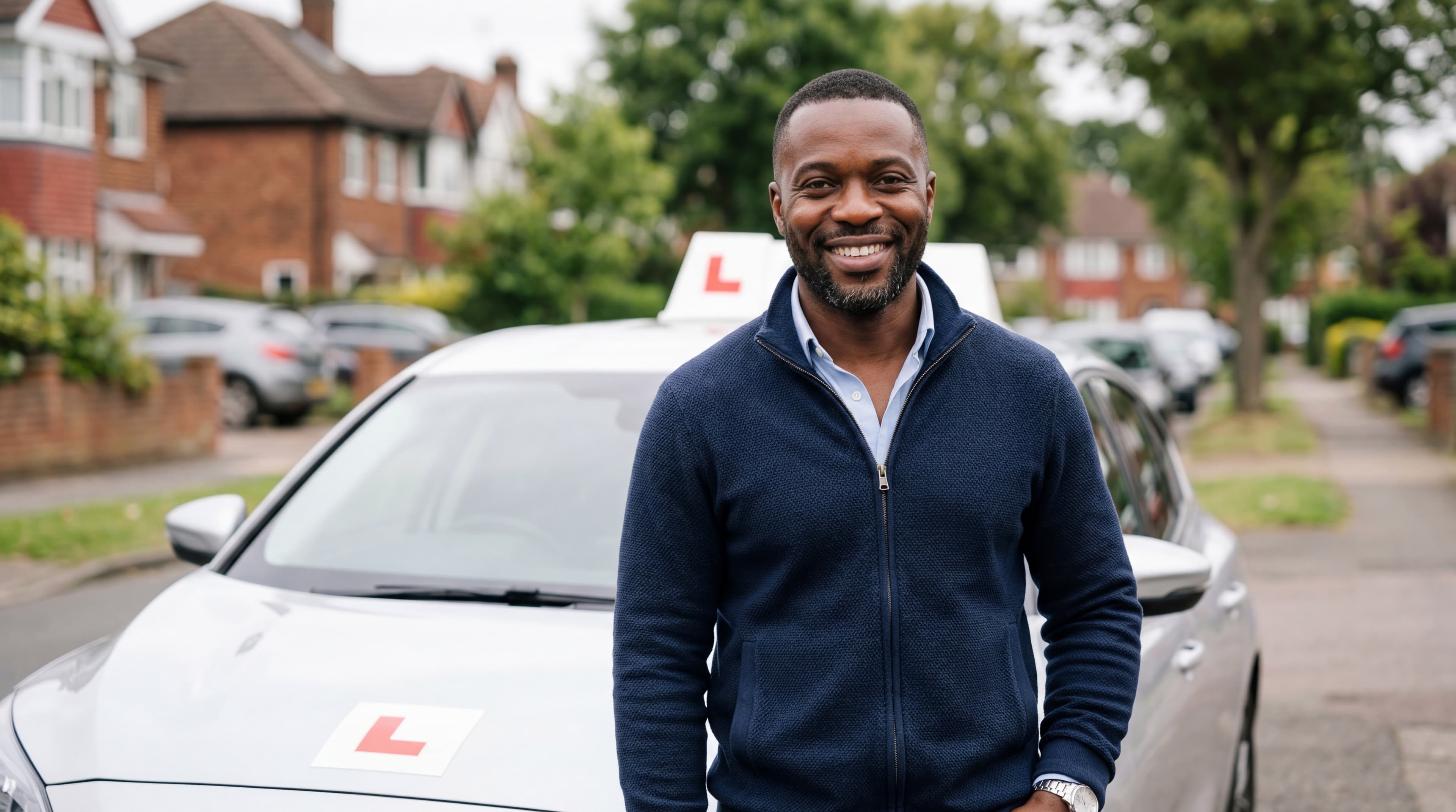 James Okafor, driving instructor in London